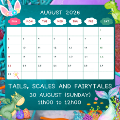 Sunday 30 August 2026 11:00am - 12:00pm